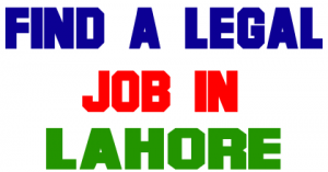Find A Legal Job In Lahore